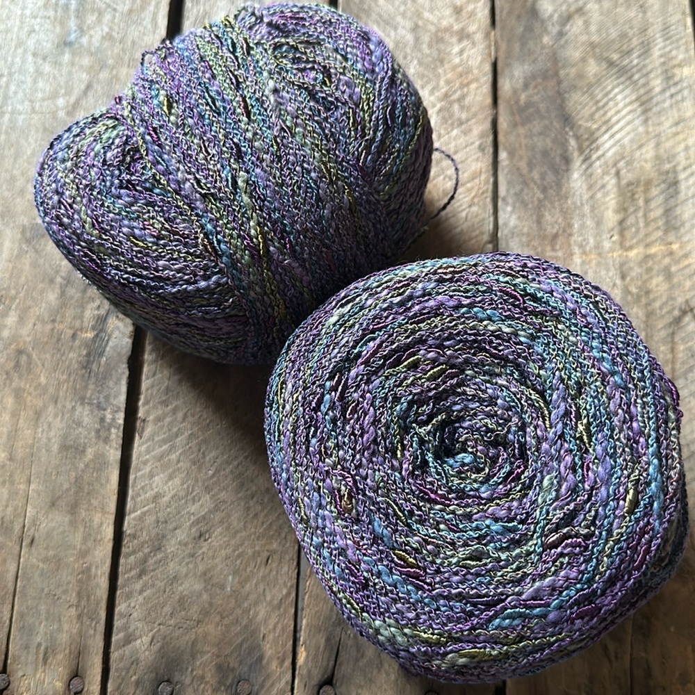Luxury Blue Heron yarn